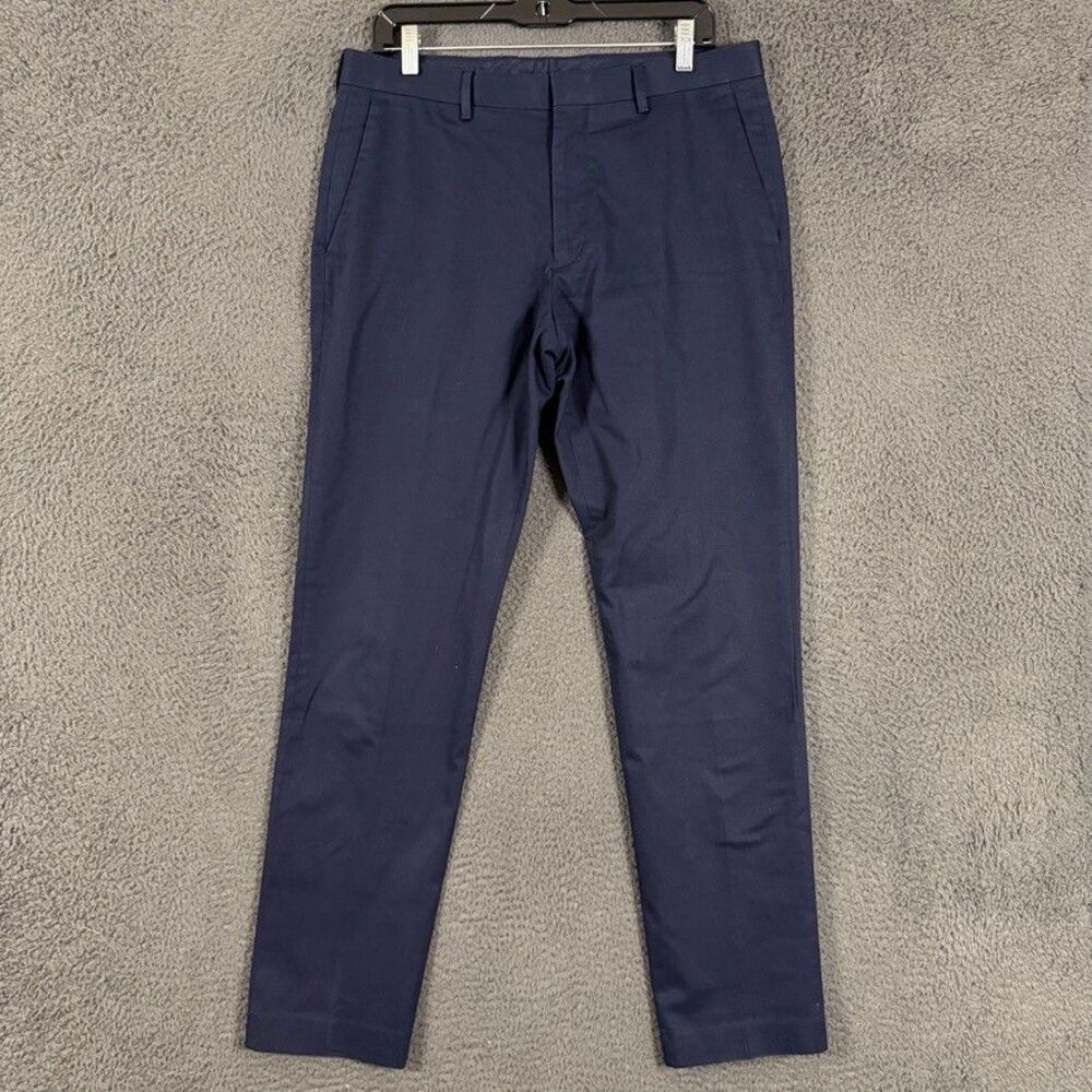 J Crew Pants Mens 32x32 Blue Ludlow Slim Fit Duca Visconte di Modrone Formal